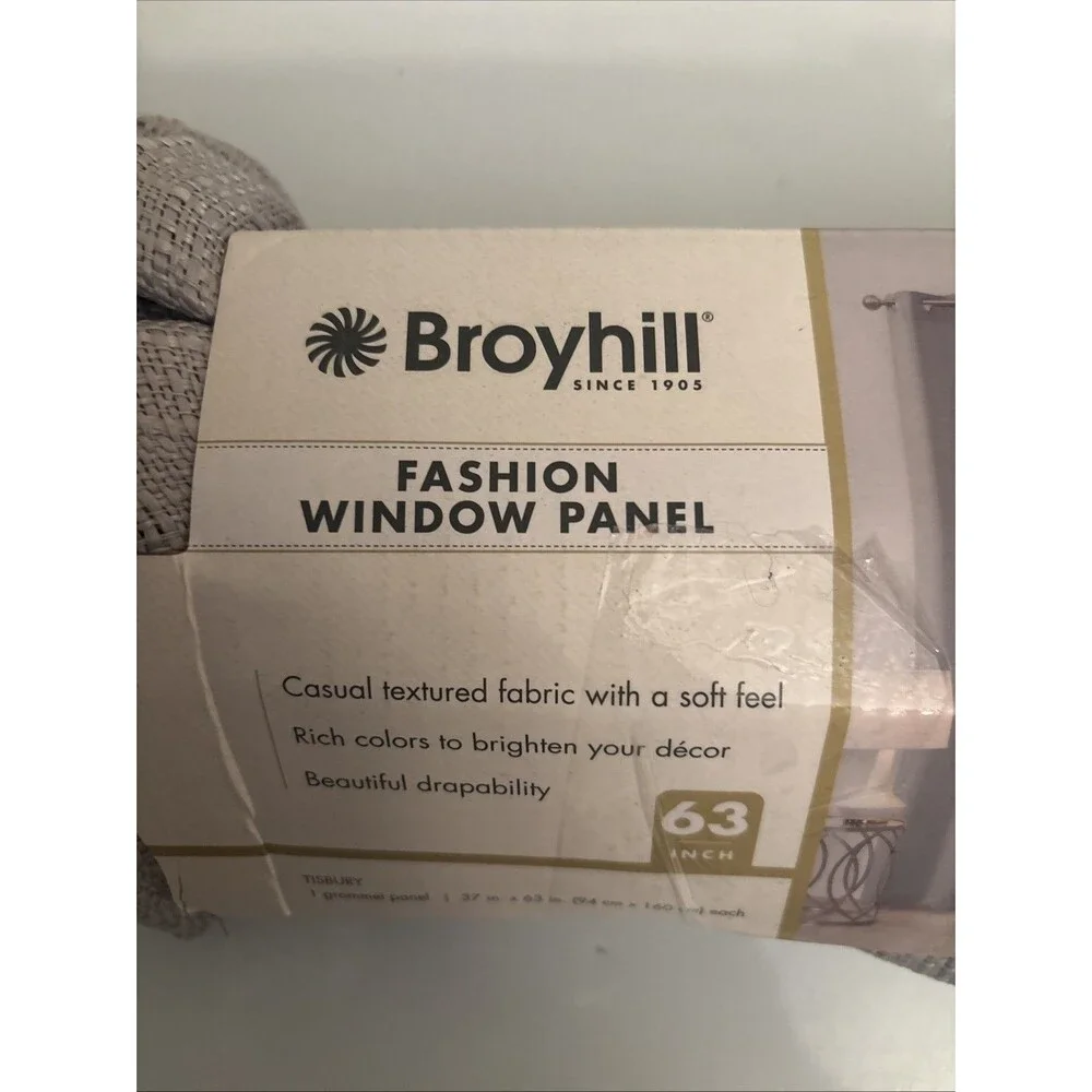 Broyhill Curtain Fashion Window Panel 63”